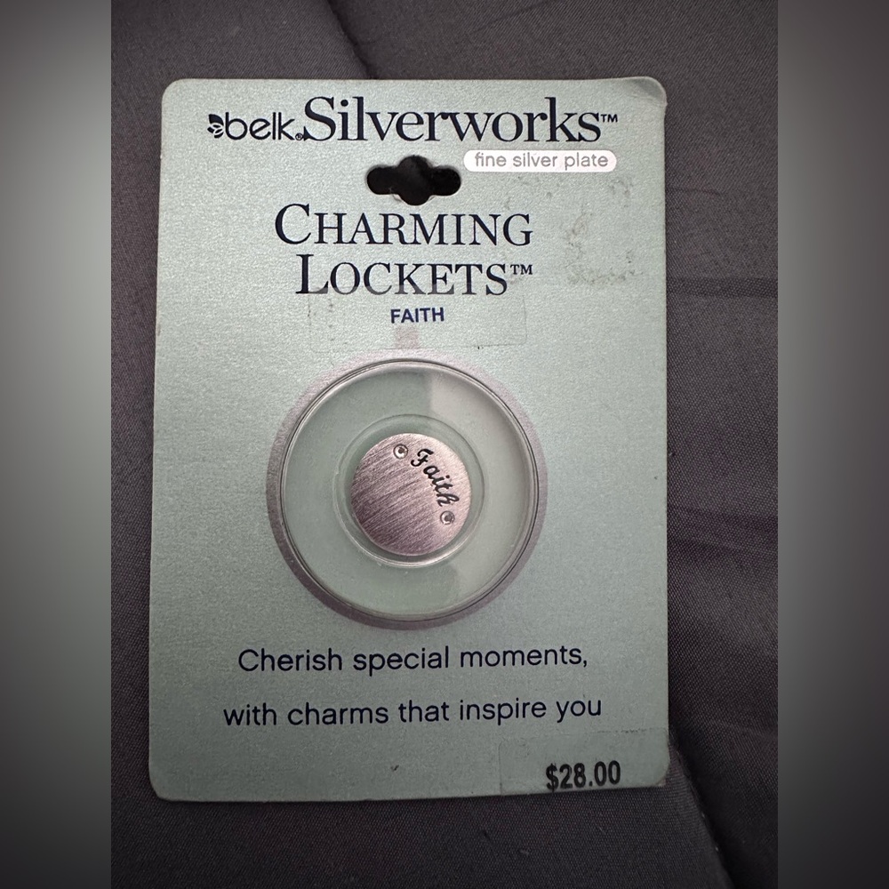 Belk Silverworks Charming Locket “Faith”